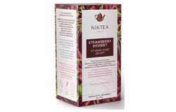 Напиток чайный Клубничный Десерт, с ароматом клубники и малины, пакетированный, 500х2г