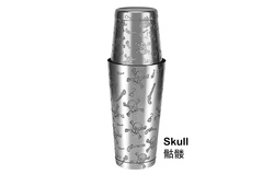 Шейкер Бостон с утяжелителями Skull, 